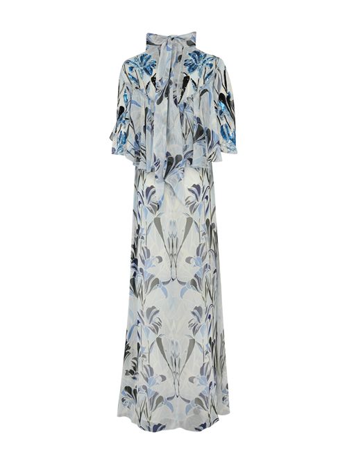 Abito Alani in georgette blue TEMPERLEY LONDON | ALANIBLUE